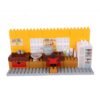 Orange Goldkids HJ-35001B 95PCS Kitchen Series Color Box DIY Assembly Blocks Toys for Children Gift