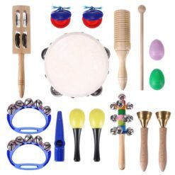 NASUM 15PCS Musical Instruments Rhythm Toys Set for Kids