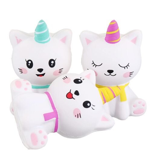 WOOW Squishy 3Pcs Kawaii Unicorn Animal Slow Rising Rebound Toys With Packaging - Toys Ace