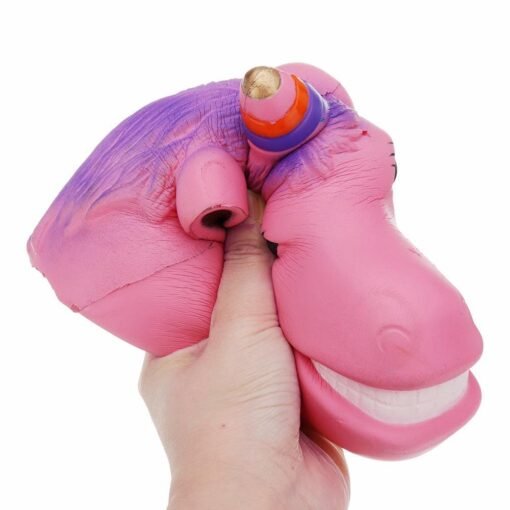 Unicorn Horse Head Squishy Toy 18*9*13CM Slow Rising Soft Gift Collection - Toys Ace