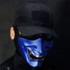 Royal Blue Halloween Party Home Decoration Tactics Cosplay Half Face Mask Toys For Kids Children Gift