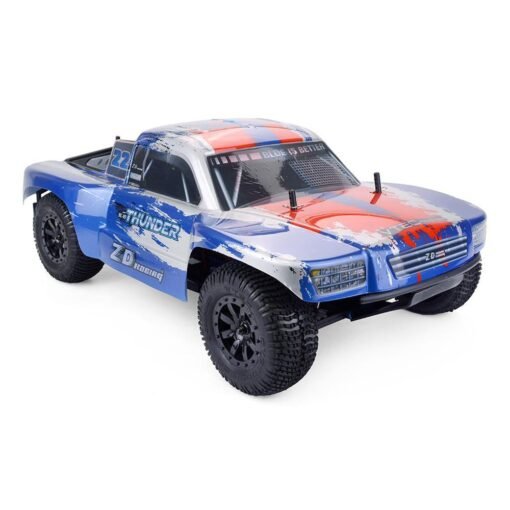 Light Steel Blue ZD Racing Thunder SC10 1/10 2.4G 4WD 55km/h RC Car Electric Brushless Short Course Vehicle RTR