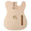 Wheat For TL Style Guitar Unfinished DIY Electric Guitar Barrel Body Polish Maple Wood