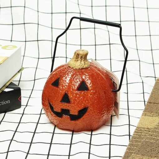 Chocolate Halloween Portable Pumpkin Light Battery Power Supply For Home Decoration Children Gift