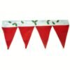 Firebrick Christmas Party Home Decoration Santa Claus Hat Curtain Hanging Ornaments Toys Kids Children Gift