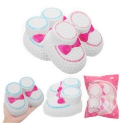 Lavender YunXin Squishy Snow Boots Cake 15cm Soft Slow Rising With Packaging Collection Gift Decor Toy