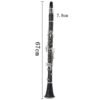 White Smoke IRIN 17 key Bb Adjustable Gum Wood Clarinet with Case/Bass StripReed/Screwdriver/Gloves