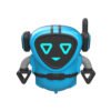 Light Sea Green JJRC R7 Detachable Removable Gyroscopes Top Gyro 3-Modes Wind-up Car Launching Mode RC Robot Toy