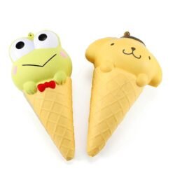 YunXin Squishy Ice Cream Cone Cartoon Frog Pudding Puppy Cute Collection Gift Decor Soft Toy - Toys Ace
