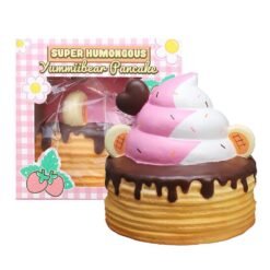 Yummiibear Giant Ice Cream Pancake Squishy 25CM Creamiicandy Punimaru licensed Slow Rising With Packaging - Toys Ace