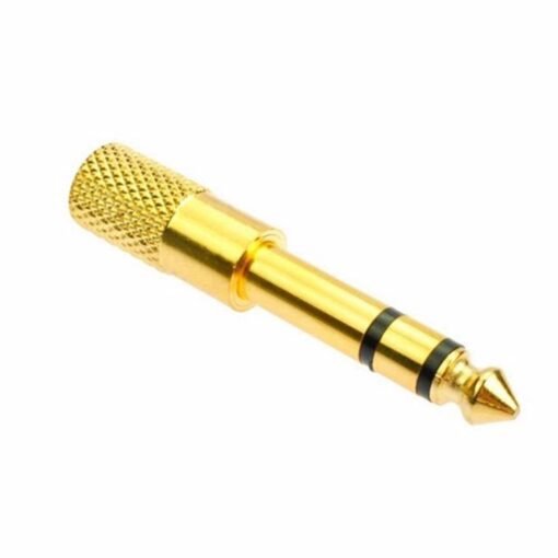 Khaki Meideal 6.5mm Male to 3.5mm Female Audio Jack Adapter 6.5 3.5 Plug Converter Headset Microphone Guitar Recording Connector