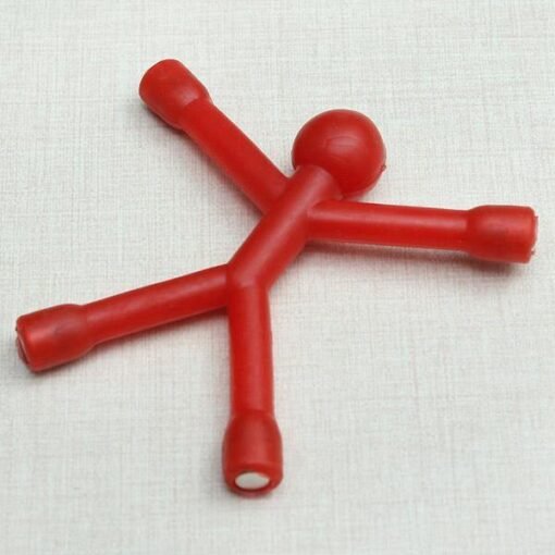Firebrick Mini Q-Man Magnet Novelty Curiously Awesome Gift Cute Rubber Man Magnetic Toys