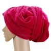 Women India Hat Mus-lim Ruffle Chemo Hat Beanie Scarf Turban Head Wrap Cap Comfortable Soft Material