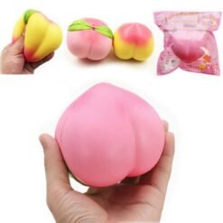 Jumbo Peach Squishy 10cm Slow Rising Soft Fruit Collection Gift Decor Toy - Toys Ace