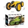 Yellow Green JJRC Q71 2.4G RC Car Stunt Drift Deformation Rock Crawler Roll Car 360 Degree Flip Kids Robot RC Cars Toys