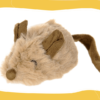 Rosy Brown Cat toy electric mouse
