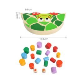 Wooden tortoise balance toy (Green) - Toys Ace