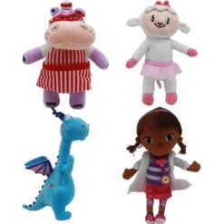 Muffin little girl dinosaur hippo sheep plush toy - Toys Ace