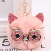 Lovely Owl Plush Doll Kids Favors Fur Ball Key Chain - Toys Ace