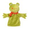 Cute cartoon animal hand puppet Monkey frog duck Plush toy doll baby Comforting towel - Toys Ace