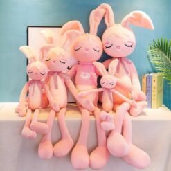 New Style Plush Toy Pink Rabbit Doll Playful Rabbit