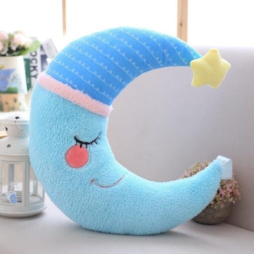 Lovely Pink Star Moon Water Drop Cloud Sofa Cushion - Toys Ace