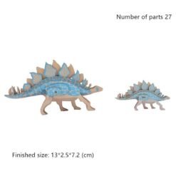 Cadet Blue DIY artificial dinosaur model toy (Laser Stegosaurus)