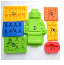 Building block silicone ice cube robot ice cube mold - Toys Ace