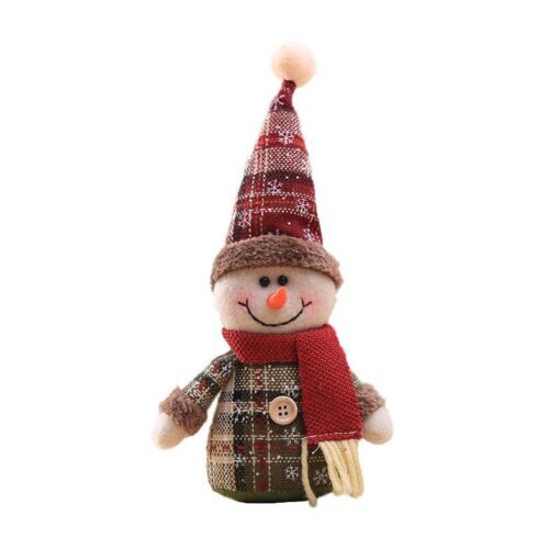 Christmas snowflake plaid cloth doll - Toys Ace