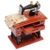 Vintage Treadle Sewing Machine Music Box Antique Gift Musical Education Toys Home Decor Fashion Accessories