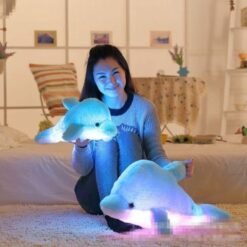 Colorful Glowing Dolphin Doll Christmas Gift Plush Toy - Toys Ace