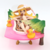 Donut bathtub figure (As shown) - Toys Ace