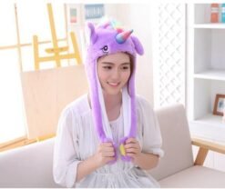 Hot-selling wholesale ear-moving Unicorn head plush toy dolls can be processed customized recruitment agent - Toys Ace