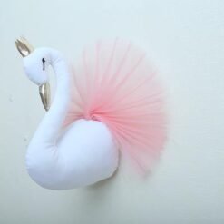 Crown swan animal head wall hanging - Toys Ace