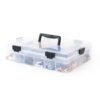 Block storage box with multiple compartments (White) - Toys Ace