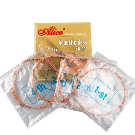 Sandy Brown Alices Acoustic Bass Strings A618-L Nickel Alloy Wound Strings 0.040-0.95 Inch For Acoustic Bass Accessories