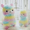 Rainbow Alpaca Doll Plush Toy - Toys Ace