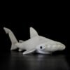 Realistic Gray Hammerhead Shark Soft Plush Toy (Grey Q1pc) - Toys Ace