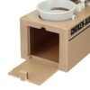Black Creative Cute Robotic Dog Model Piggy Coin Bank Money Save Pot Box