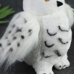 Cute White Owl Plush Toy Doll With Long Hair - Toys Ace