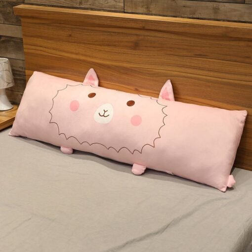 Unicorn Grey Hamster Doll Rectangular Pillow - Toys Ace