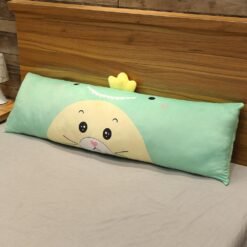 Unicorn Grey Hamster Doll Rectangular Pillow - Toys Ace