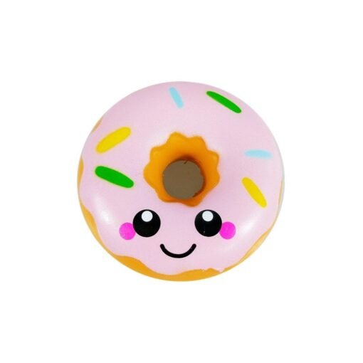 Thistle Cute Smiling Slow Rebound Donut Doll (pink)