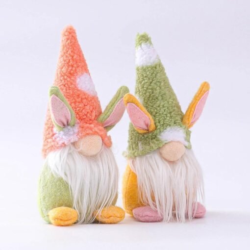 Easter Bunny Carrot Dwarf Doll Elf Doll Ornament - Toys Ace