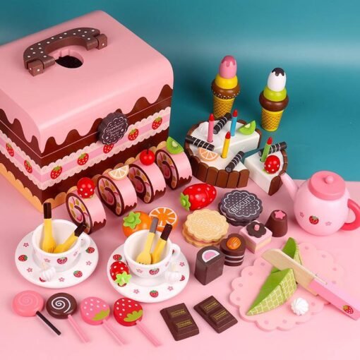 Kitchen Cut Birthday Gift Cake Set Children'S Toys - Toys Ace