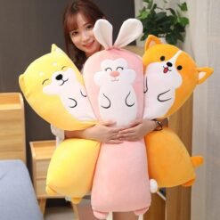 Long Animal Dog Rabbit Stuffed Plush Pillow Cushion Toy - Toys Ace