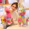 Rainbow Alpaca Soft Stuffed Plush Toy