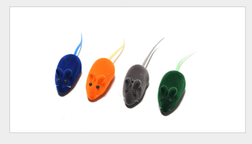 Realistic Pet Flocking Vocal Mouse Toy Flocking (Random) - Toys Ace