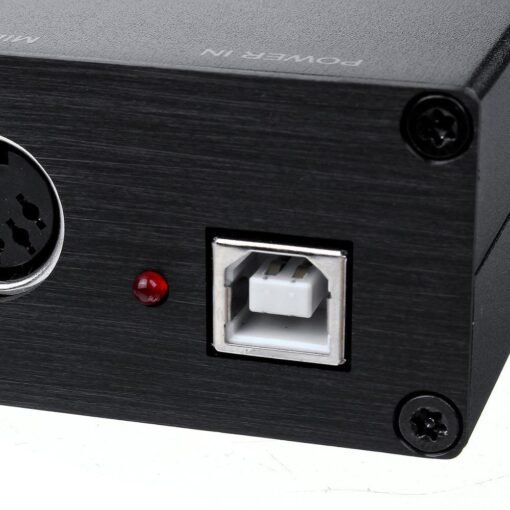 Black DOREMiDi THRU-6 MIDI THRU 6 Thru Box Controller Adapter Converter 1 Input and 6 Output