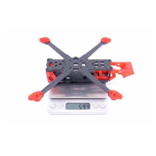 Slate Gray FonsterFpv Chilabi X'4 178mm 4 Inch Type X Frame Kit compatible 16x16mm 20x20mm 25.5x25.5mm Stack for RC Drone FPV Racing